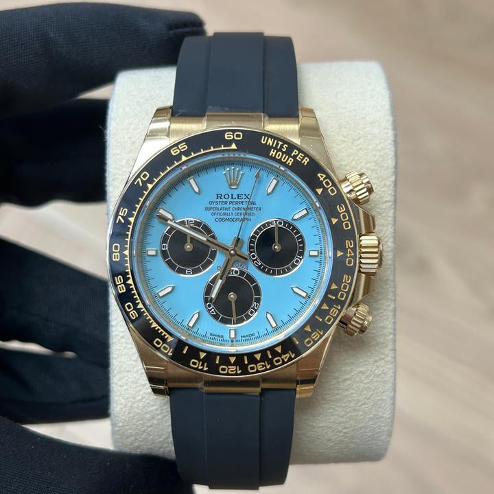 Daytona Yellow Gold Tiffany/Turquoise Swiss Superclone