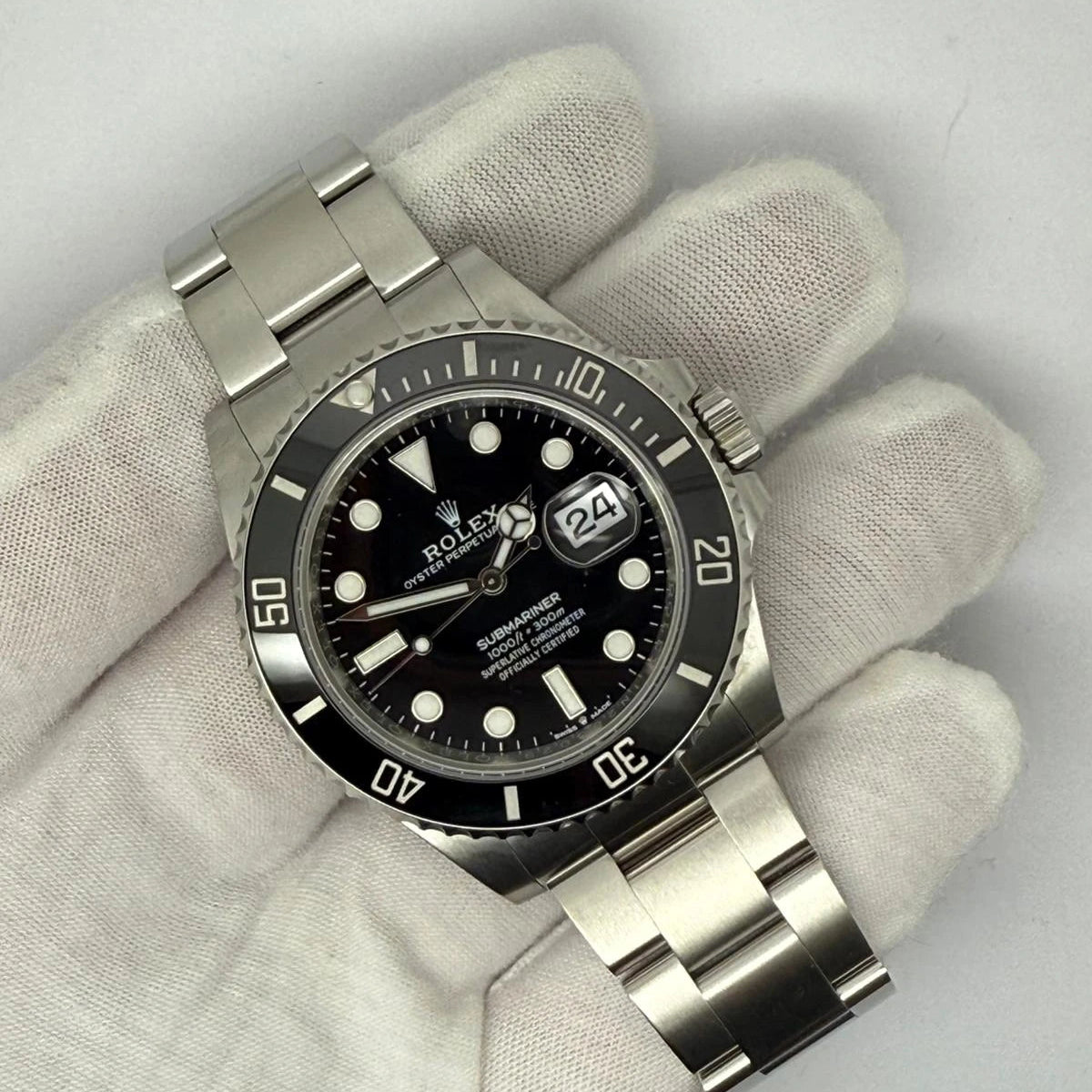 Rolex Submariner Date 41mm Stainless Steel Black Swiss Superclone