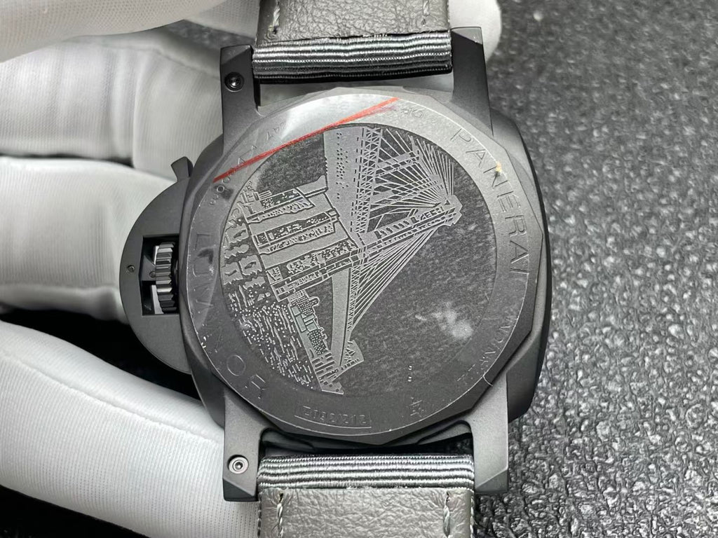 Panerai Luminor BiTempo Titanium DLC New York PAM1467 Black Dial 1:1 Best Replica VSF 44mm
