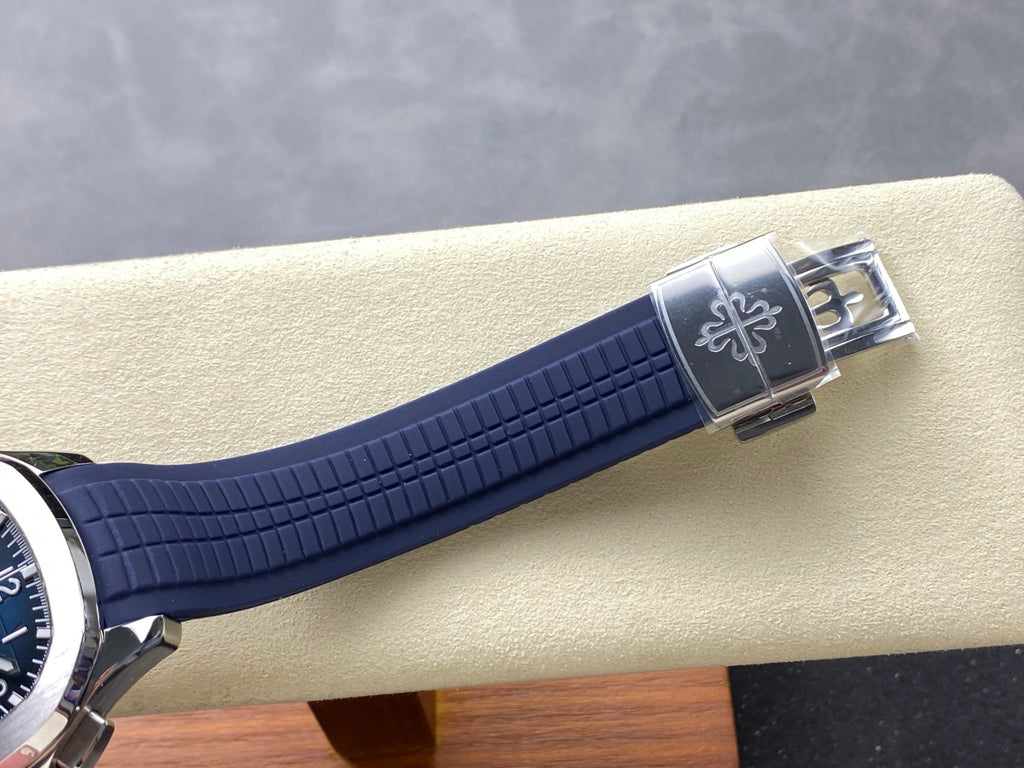 Philippe Aquanaut 5968G Chronograph Blue Dial Best Replica 42.2mm