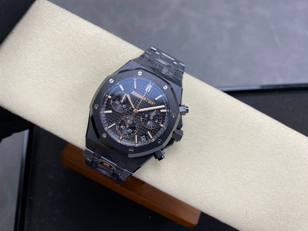 Audemars Piguet Royal Oak Chronograph 26240CE Black Ceramic 1:1 Best Edition Super Clone 41mm (Free Sprung)