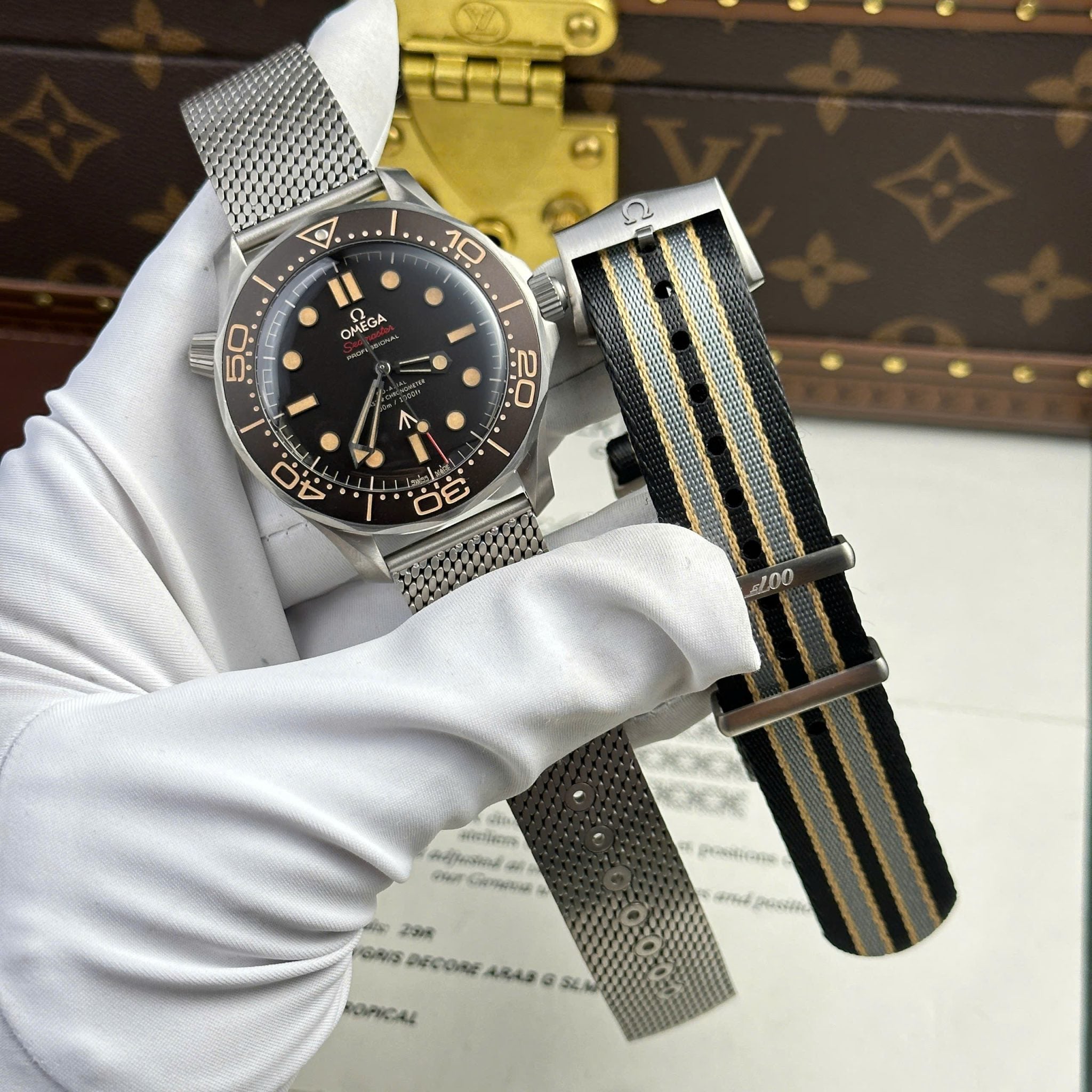 Omega Seamaster James Bond 007 No Time To Die Titanium Best Replica VSF 42mm