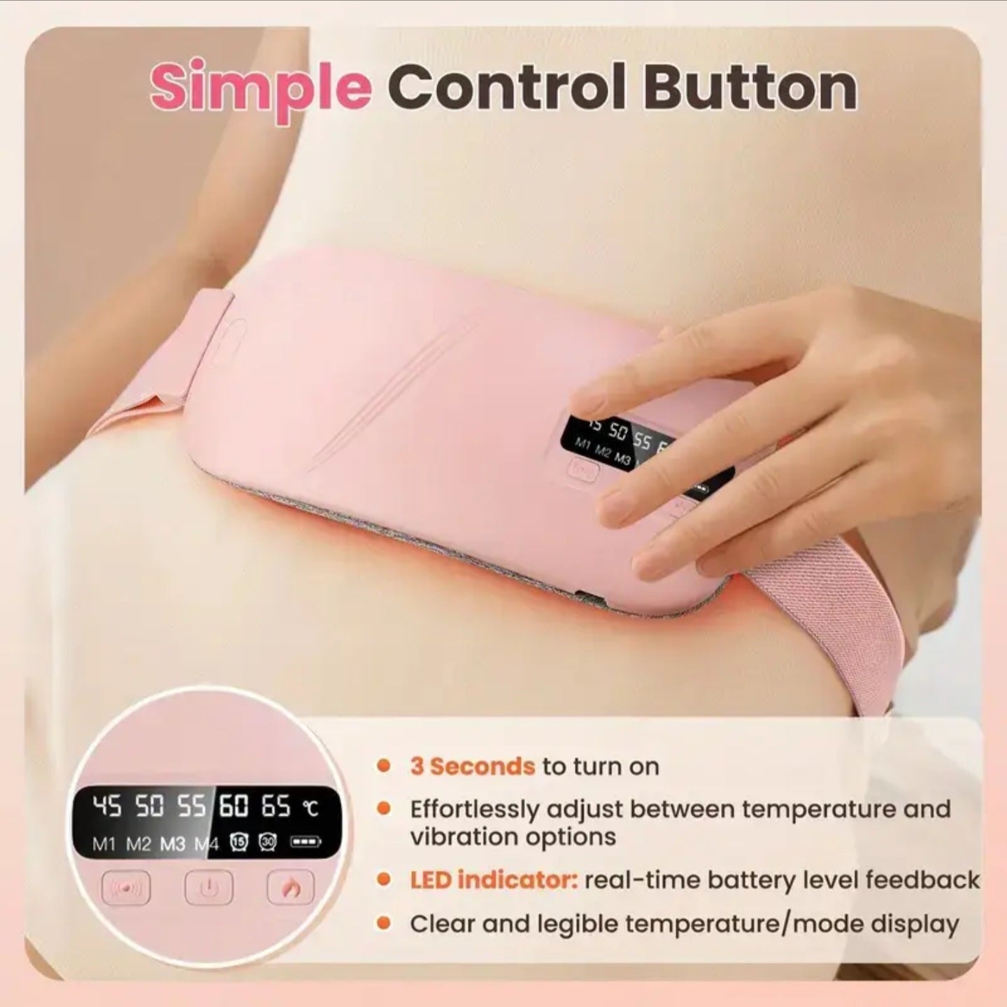 Women Period IBS Discomfort Heating Pad 🥰