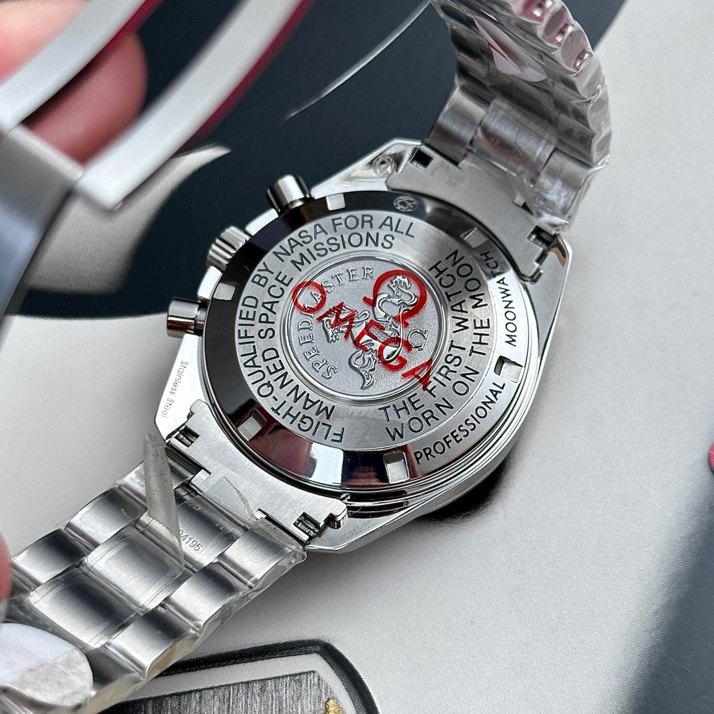 Omega Speedmaster Moonwatch Chronograph Black Dial Swiss Replica 42mm
