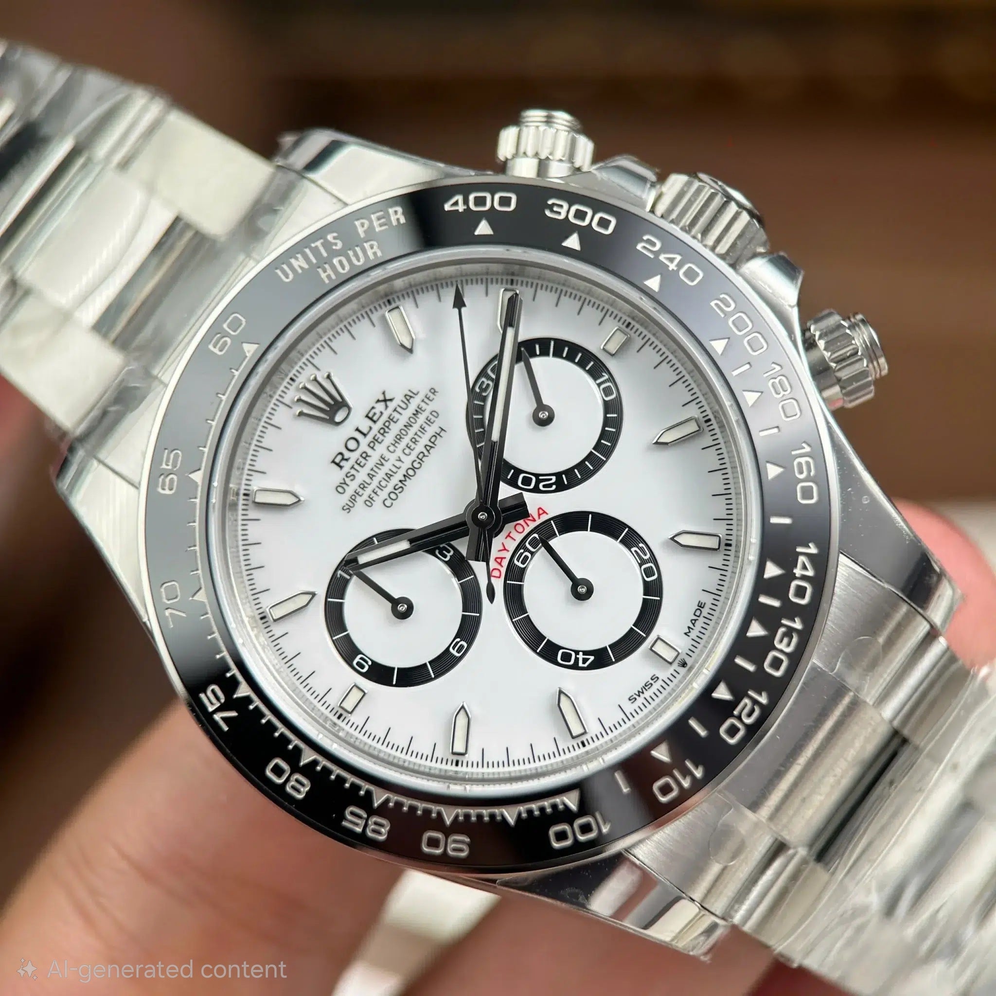 Daytona Panda 126500LN White Dial Super Clone VS Factory 40mm
