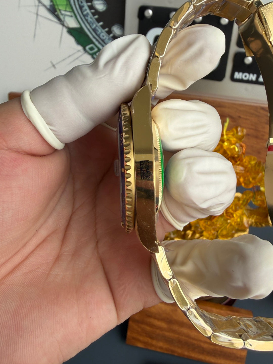 Submariner Date 126618LB Yellow Gold Blue Dial Super Clone Gained Weight 229g RCF 41mm