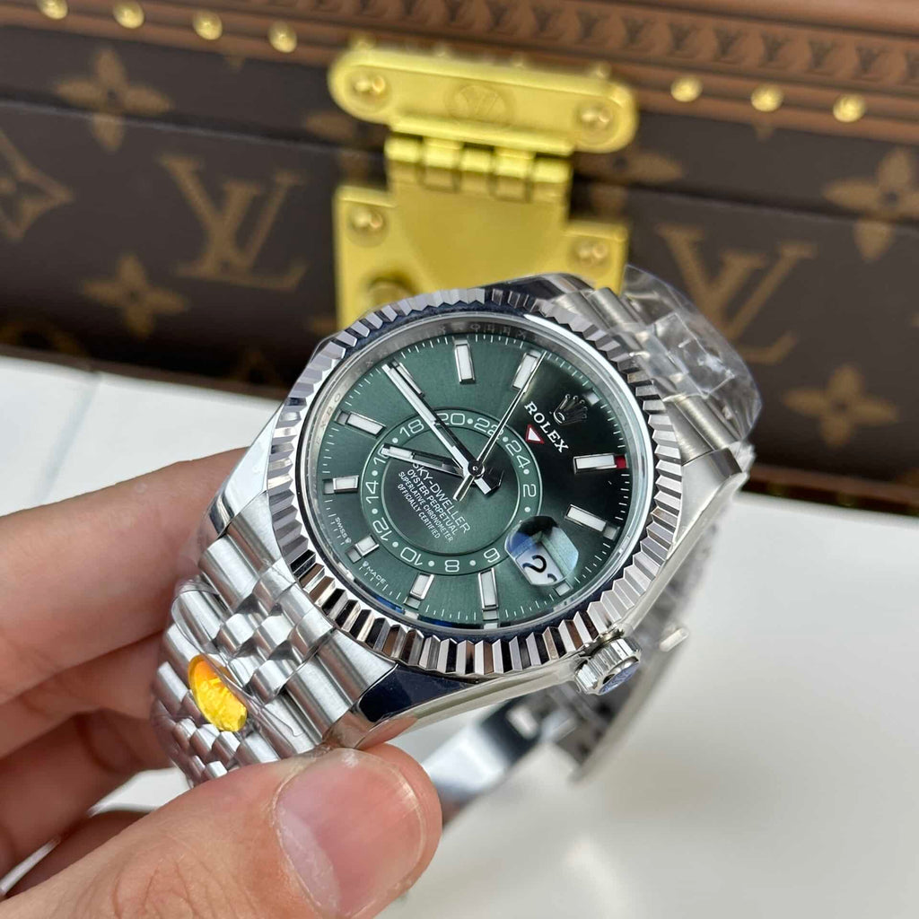 Sky-Dweller 326934 Green Mint Dial Jubilee Bracelet Best Replica 42mm