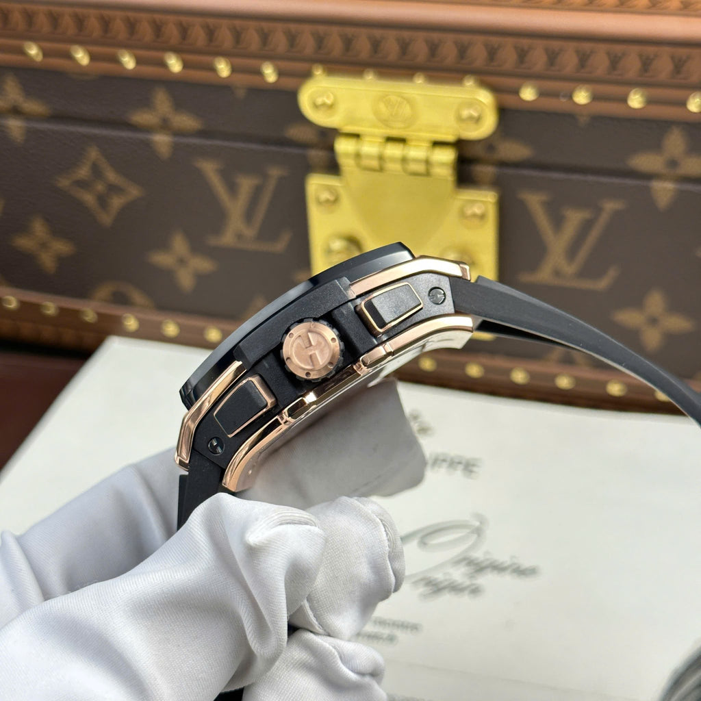 Hublot Spirit of Big Bang King Gold Black Ceramic Best Replica 42mm