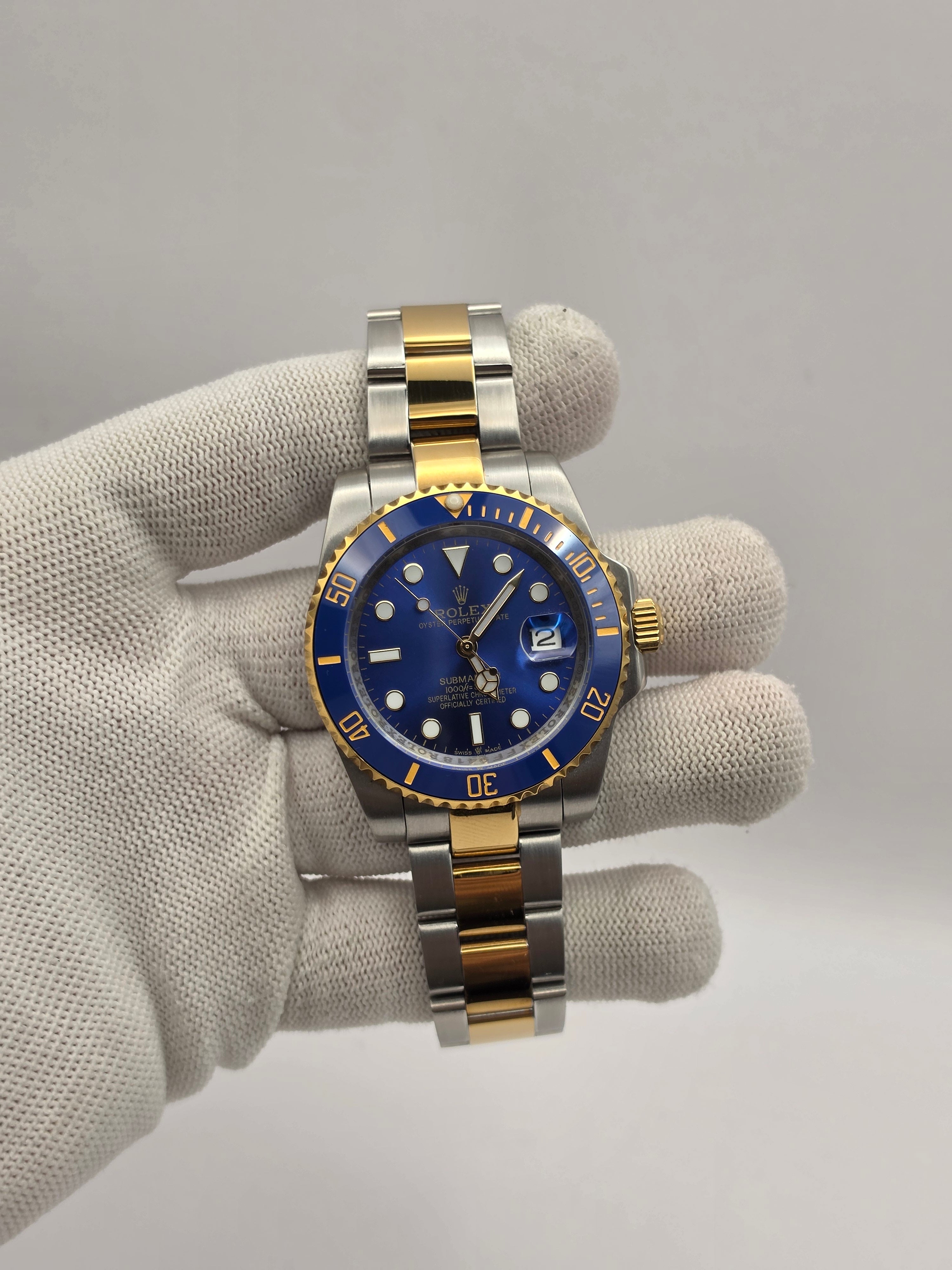 Submariner Bluesy Steel & gold Blue Dial AAA Automatic Miyota