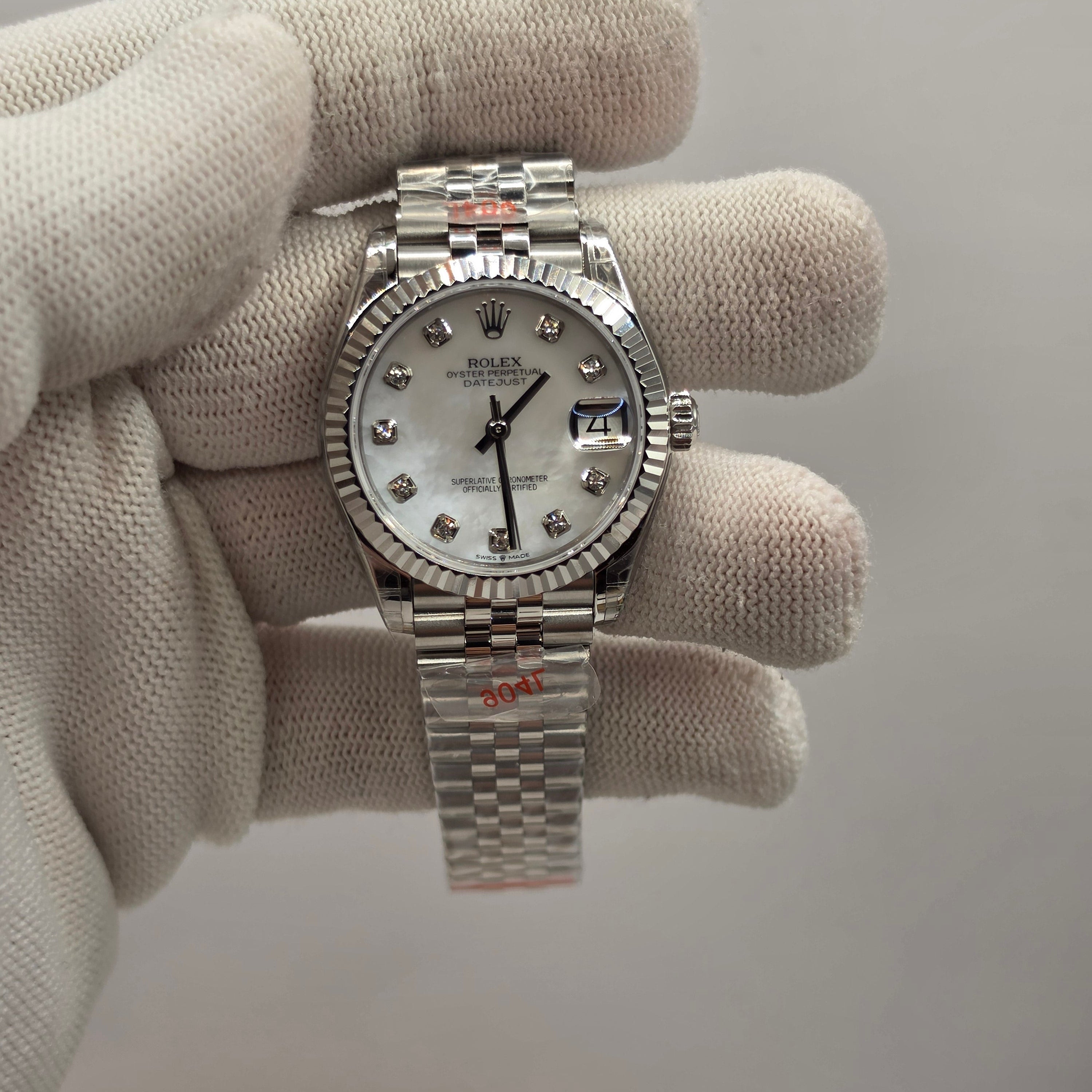 Datejust 31mm Lady MOP Diamond dial Stainless Steel Swiss Superclone
