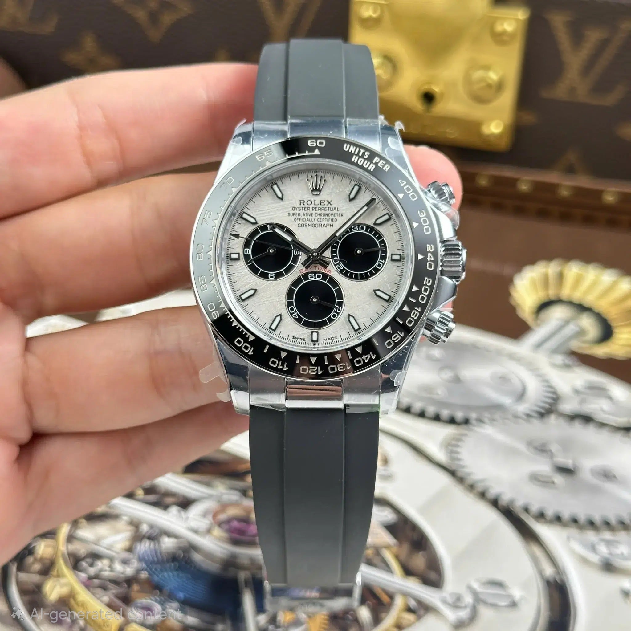 Daytona 126519LN Meteorite Dial Oysterflex Gained Weight 1:1 Replica QF 40mm