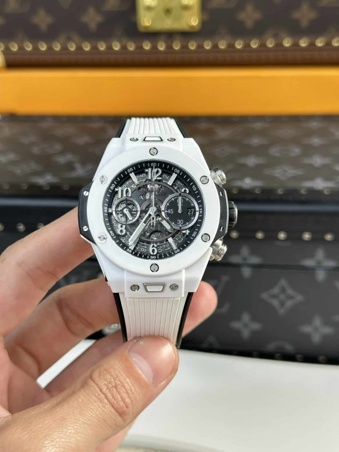 Big Bang Unico White Ceramic Best Replica BBF 42mm