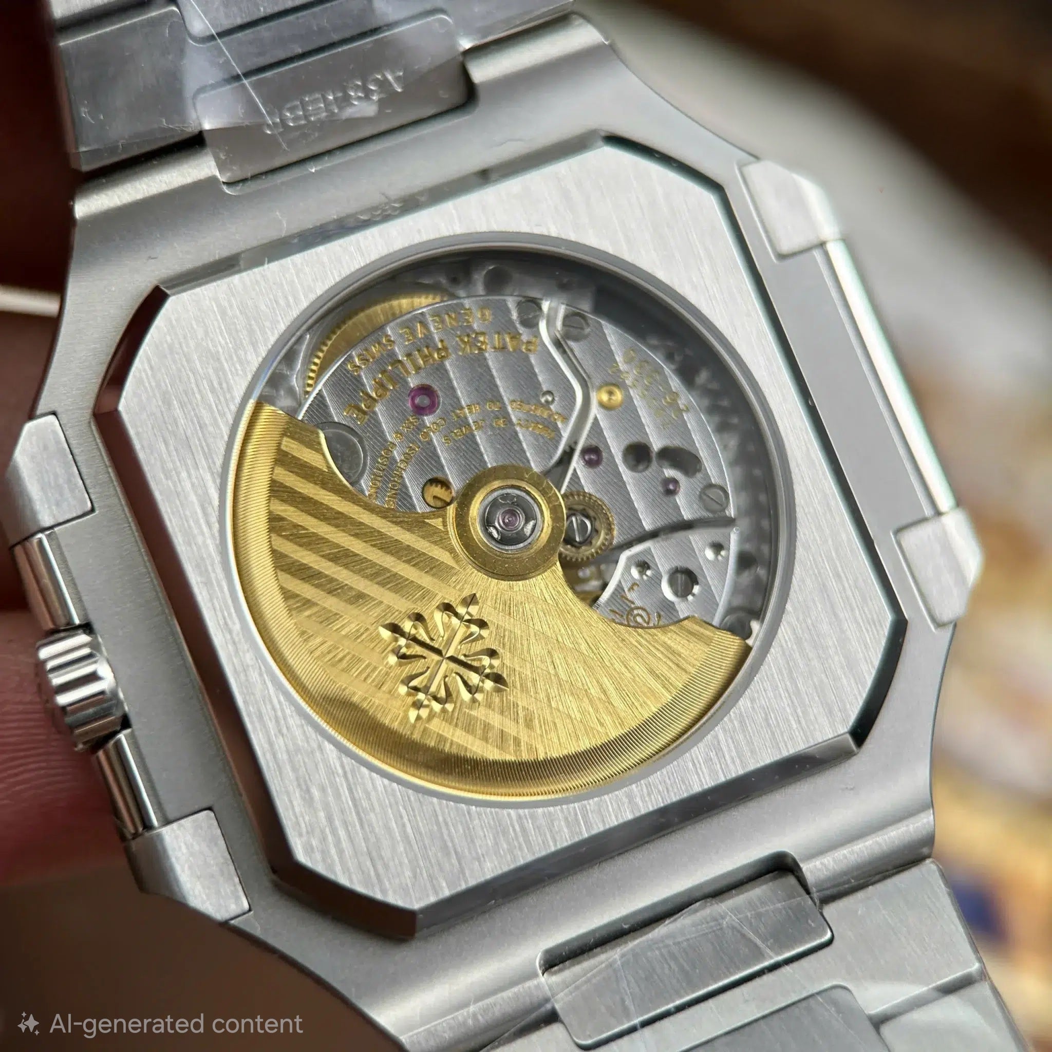 Philippe Cubitus 5821/1A-001 Olive Green Dial 1:1 Best Replica APW 45mm