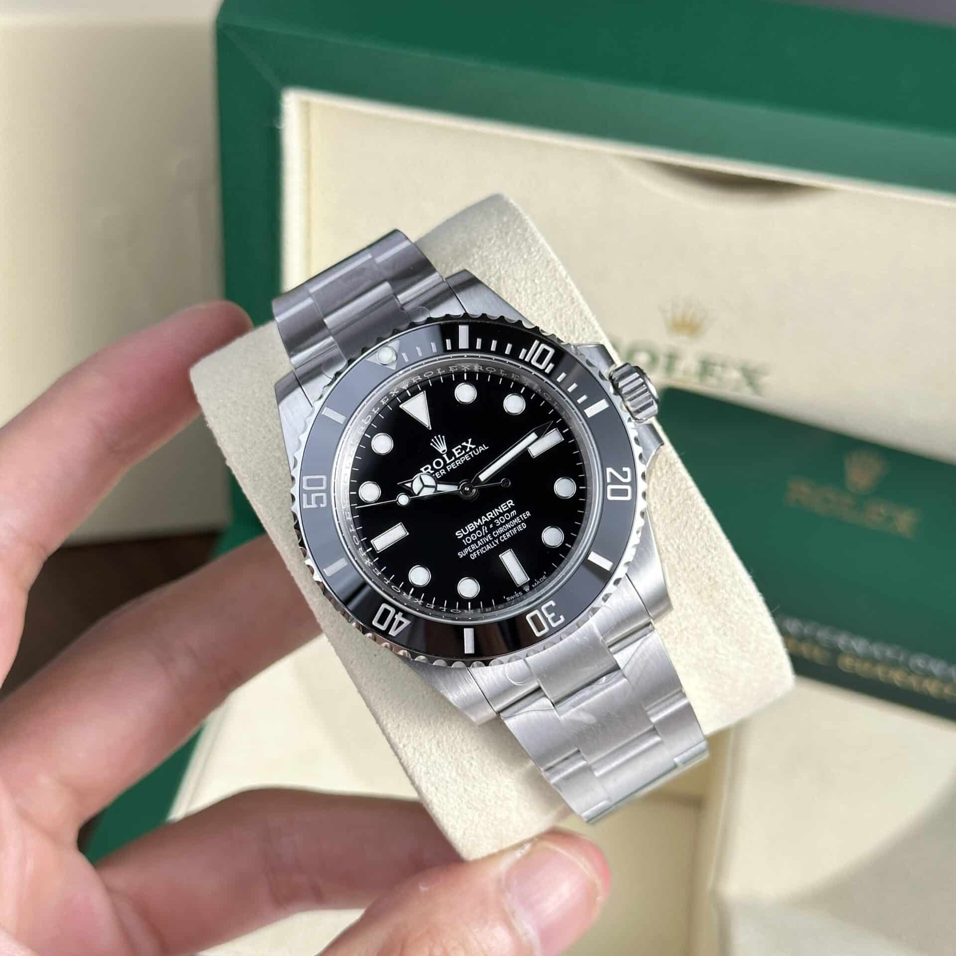 Submariner 124060 No Date Black Dial 1:1 Best Replica VSF 41mm