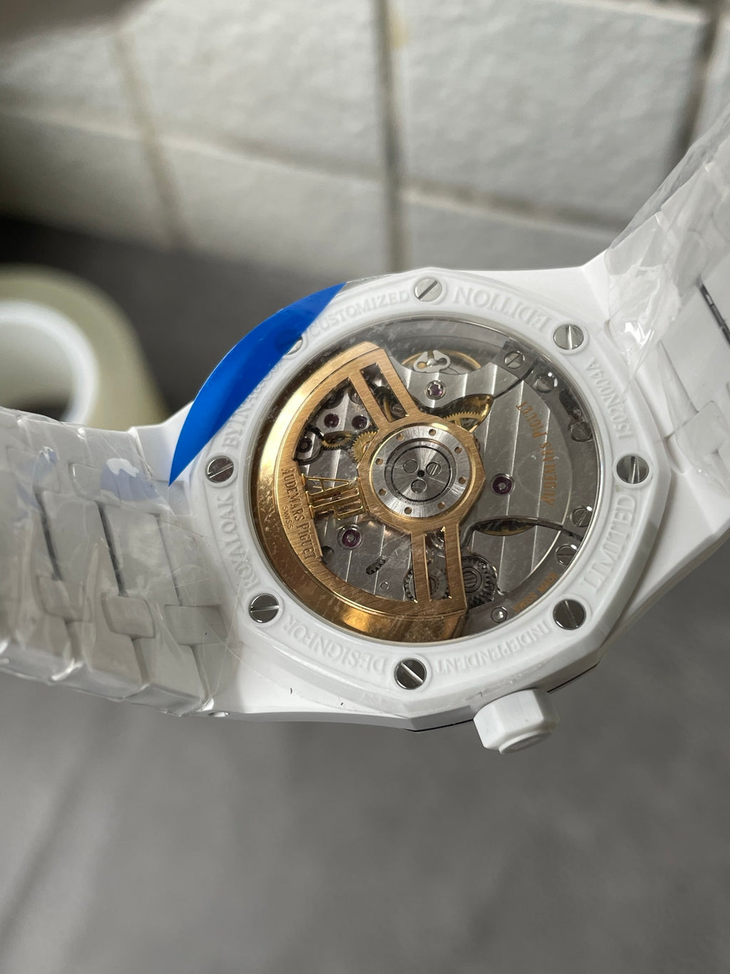 Audemars Piguet Royal Oak 15500 White Ceramic Starry Sky Dial 1:1 Best Replica APSF 41mm