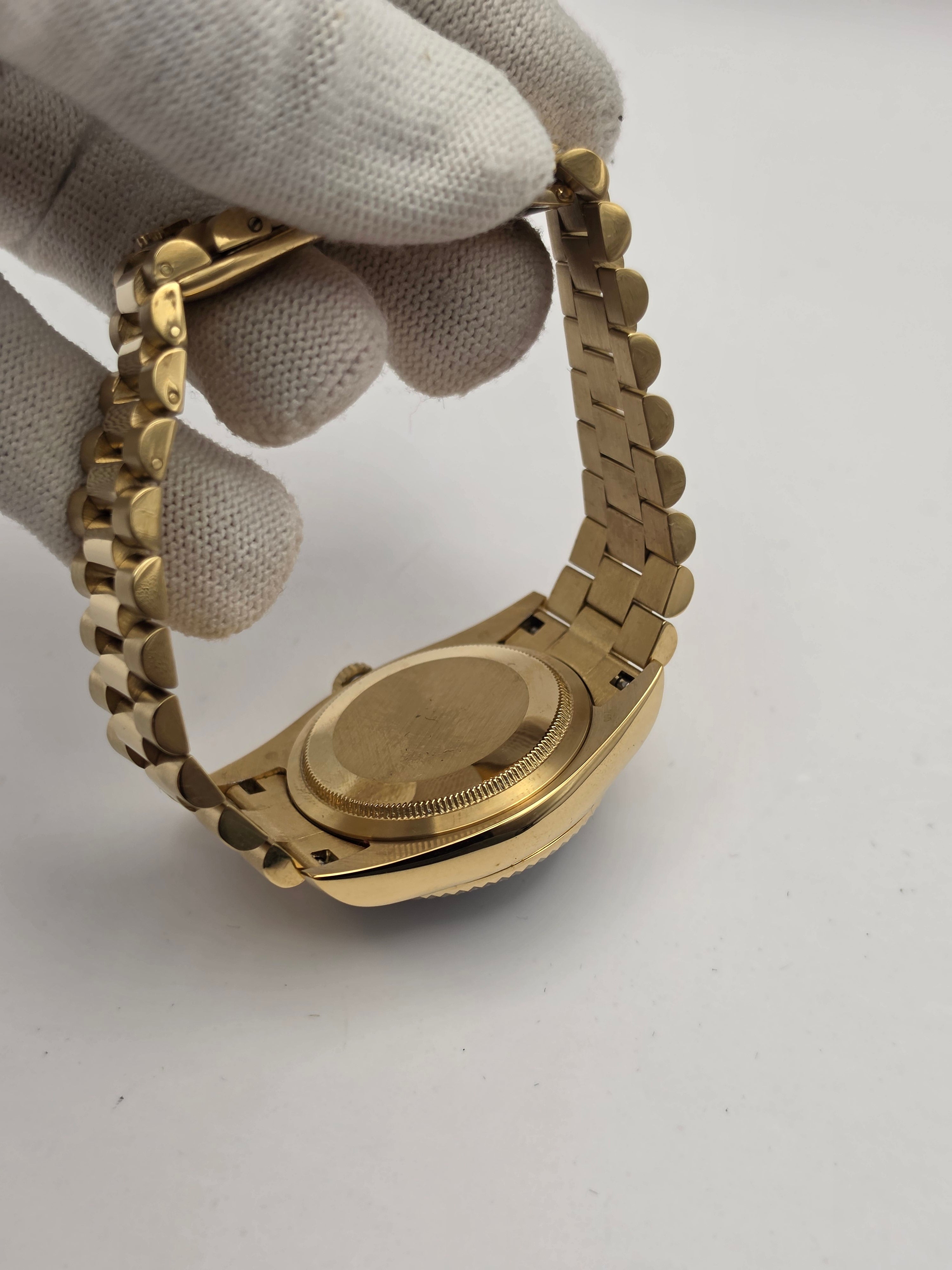 Daydate Fully Gold President Black Diamond Dial AAA Miyota Automatic