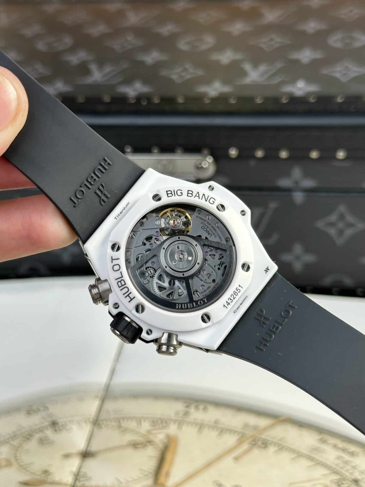 Big Bang Unico White Ceramic Best Replica BBF 42mm