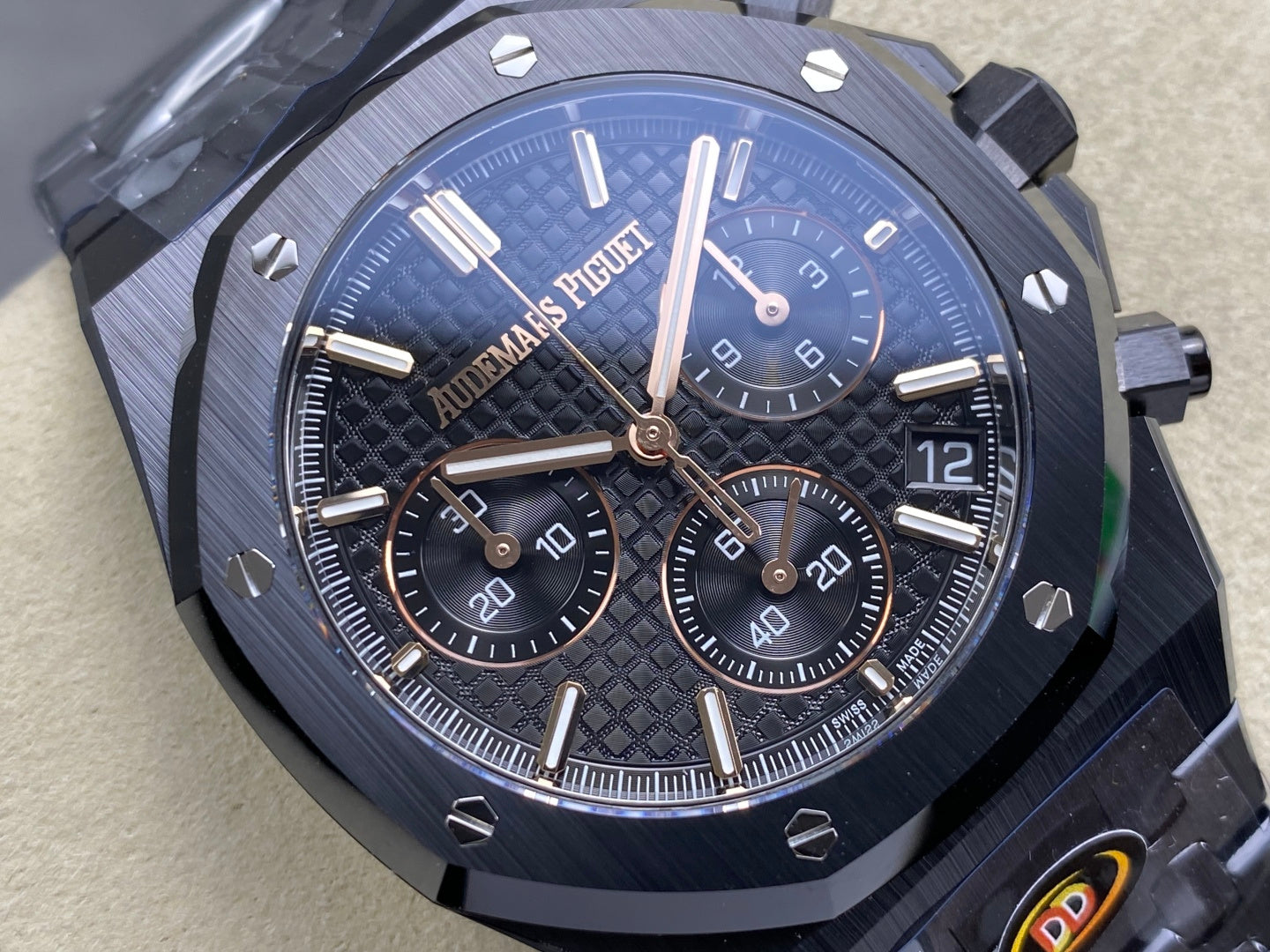 Audemars Piguet Royal Oak Chronograph 26240CE Black Ceramic 1:1 Best Edition Super Clone 41mm (Free Sprung)