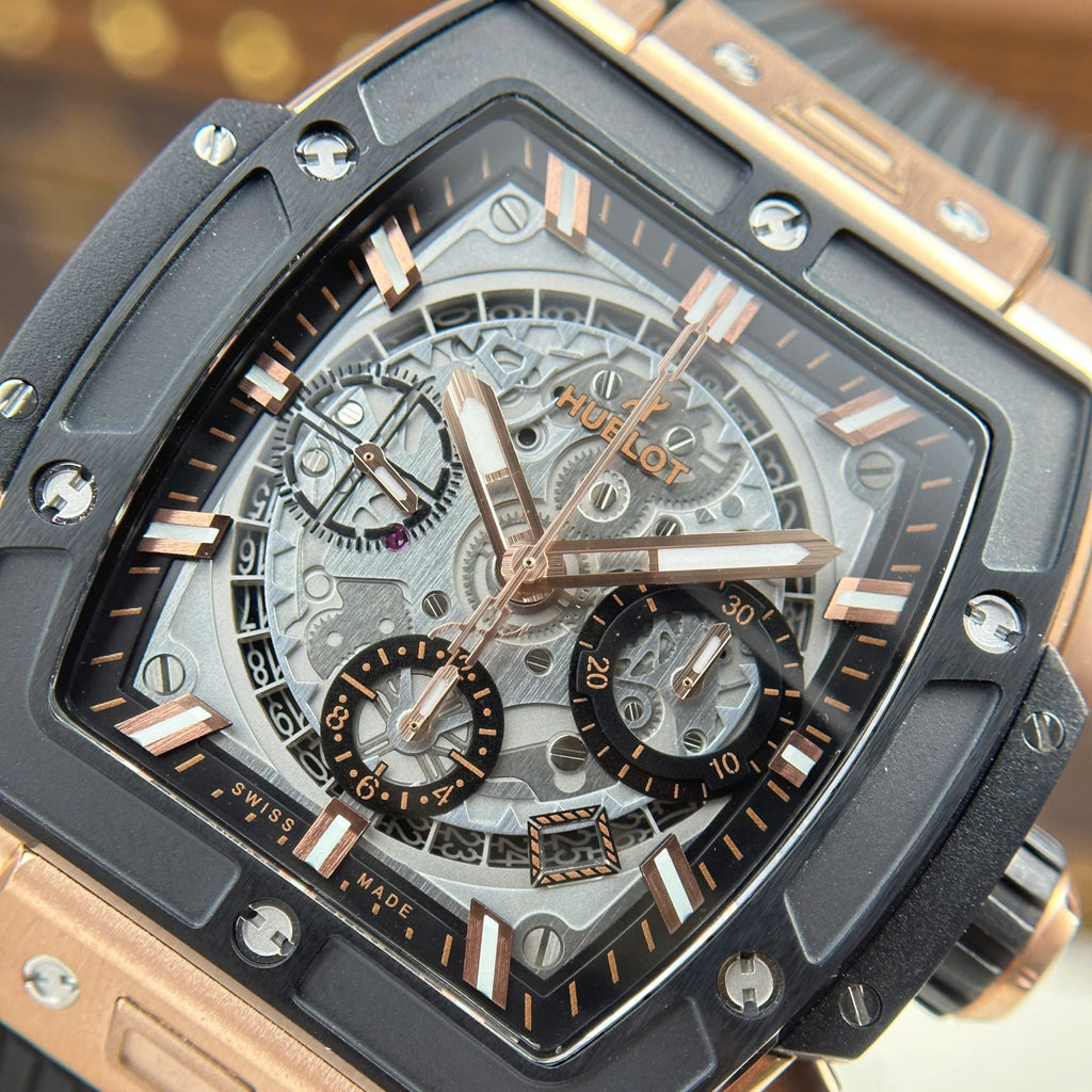 Hublot Spirit of Big Bang King Gold Black Ceramic Best Replica 42mm