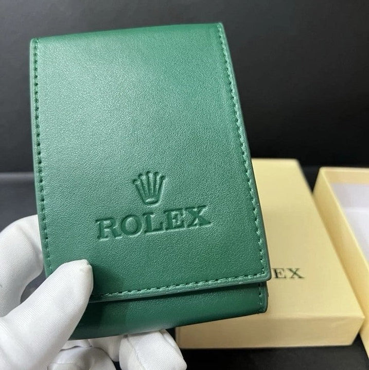 Travel leather pouch with gift box