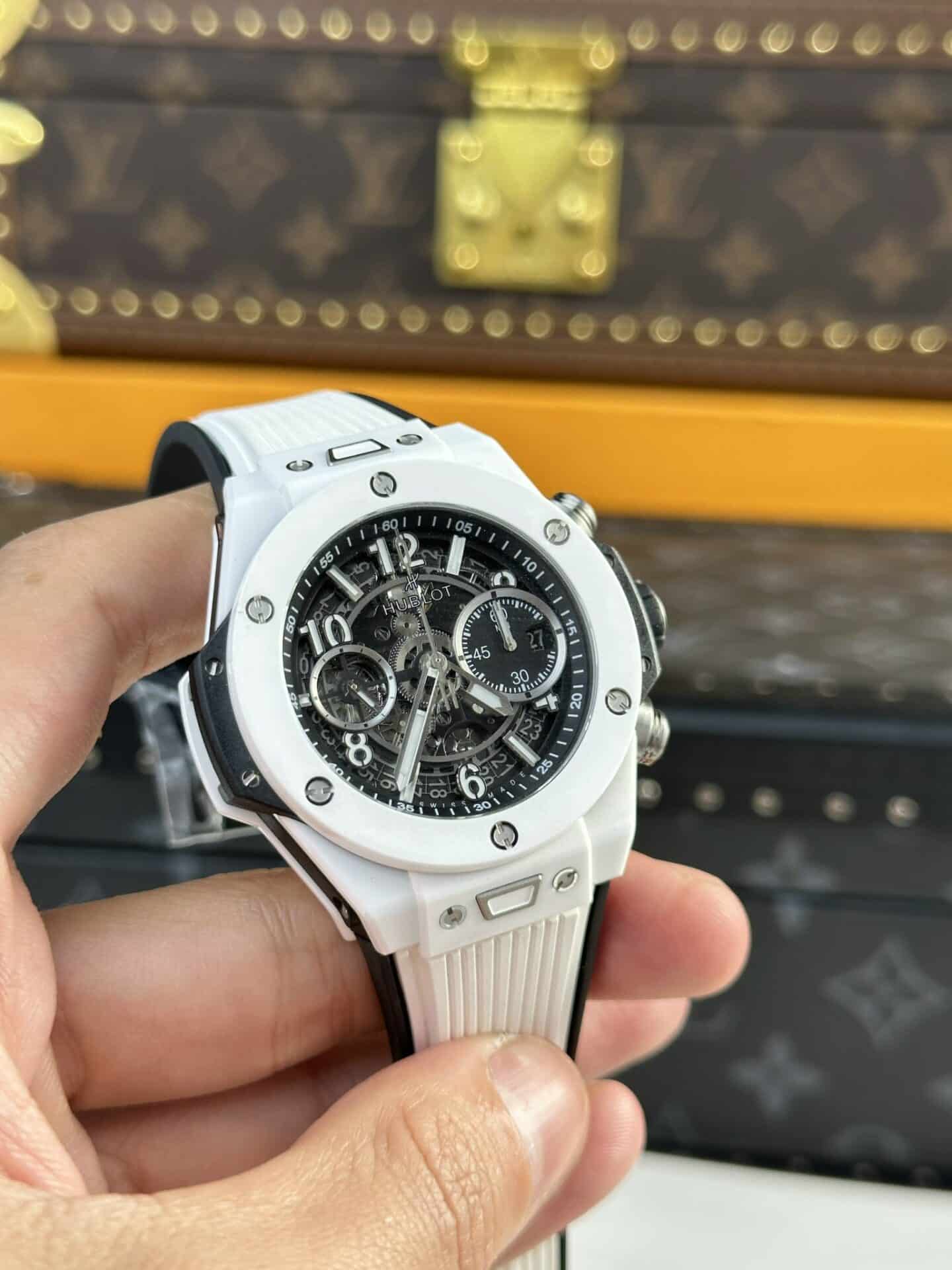 Big Bang Unico White Ceramic Best Replica BBF 42mm